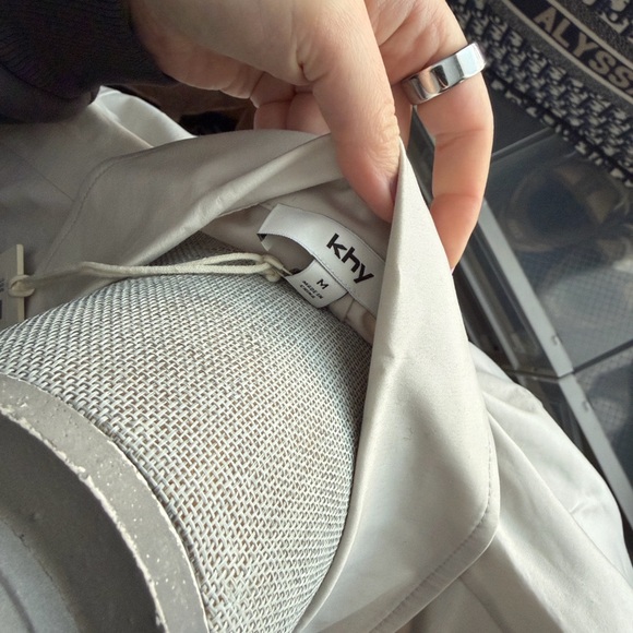 Khy Light Grey Poplin Collared Fitted Shirt - Picture 2 of 8